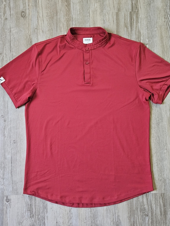 Mantra Other - Mantra Golf Men's Red Active Performance Catalyst Polo Shirt Large Stretch